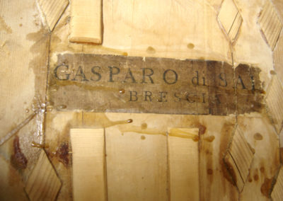 Renovation of Gasparo da Salo, Brescia c. 1590