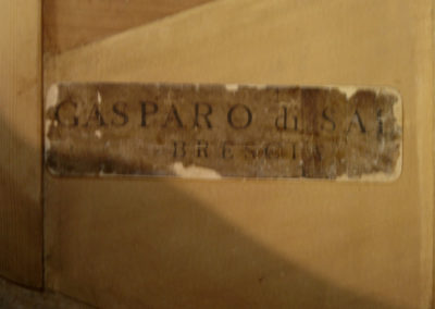 Renovation of Gasparo da Salo, Brescia c. 1590